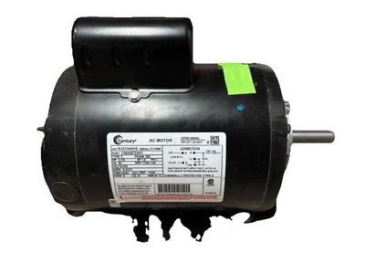 CENTURY A/C Motor SV2104HV2, 1Hp, 60Hz 230V 1725 rpm, 6.4 AMPS - Image 1 of 4