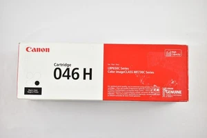 Genuine Canon 046H (1254C001) Black Toner Cartridge - NEW SEALED - Picture 1 of 1