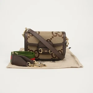 Gucci Mini sac à bandoulière et à croix GG Horsebit 1955 Jumbo 658574 91468235 - Imagen 1 de 9