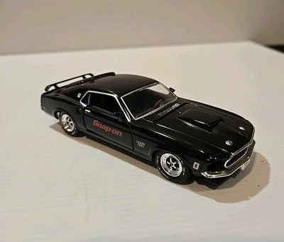 Herramientas a presión Ford Mustang Boss 429 1969 escala 1:38 fundido a presión tirar hacia atrás funciona Foto 1 de 4