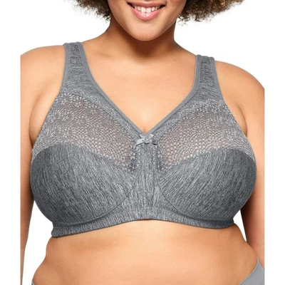 Women's Full Figure Plus Size Magic Lift Wirefree Bra - Gray - 42D - Image 1 of 4