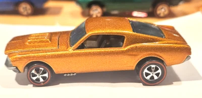 "Sweet 16" 1967 REDLINE CUSTOM MUSTANG - ORANGE W/BROWN, HK (see description) - Image 1 of 4