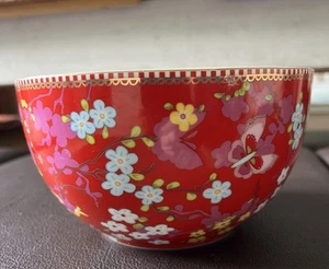 Große Pip Studio Porzellan Flower Rot  Schüssel  Schale Wie Neu 18cm - Bild 1 von 4