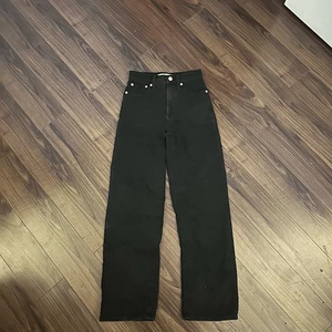 Madewell Slim Wide Leg Crop Black Jeans 23 - Bild 1 von 9