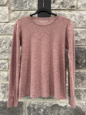 Outdoor Voices Long Sleeve T-Shirt Tee Heathered Pink Womens XS - Image 1 of 4