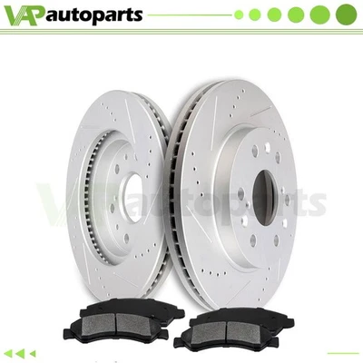Front Drilled Brake Rotors & Pads for Chevy Silverado 1500 Tahoe GMC Sierra 1500 — 第 1/4 张图片