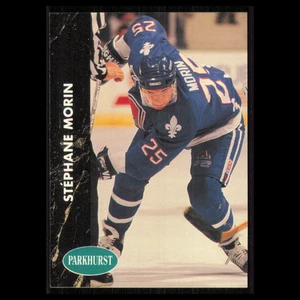 Stephane Morin #147 1991 Parkhurst Quebec Nordiques Hockey Card NHL NM - Picture 1 of 3