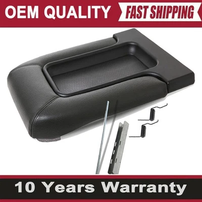 Cubierta de consola central para Chevy Silverado 1999-2006 2007 tapa reposabrazos pestillo CW Foto 1 de 4