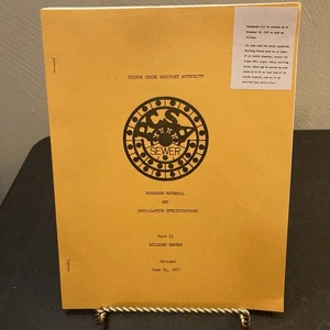 Sewer Standard Material Installation Specifications Building 1977 Pigeon Creek - Bild 1 von 7