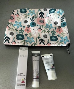Set Rosa antico Just Beauty floreale Infiore Crema Notte e Maschera Gel - Foto 1 di 3