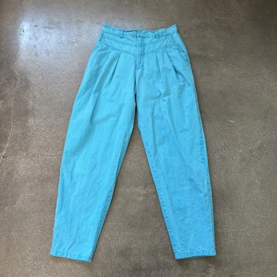 Vintage 80’s Cherokee Turquesa Azul Pantalón Mujer’s Junior Talla 11 Foto 1 de 4