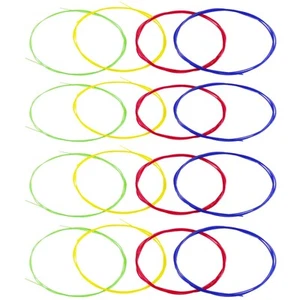 Ukulele strings 4 Packs Colorful Nylon Ukulele strings Replaceable Ukulele Ac... - Picture 1 of 7