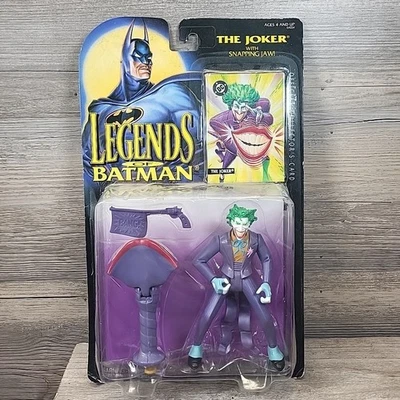 Legends of Batman Figure THE JOKER With Snapping Jaw 1994 Kenner New Sealed - Image 1 of 4