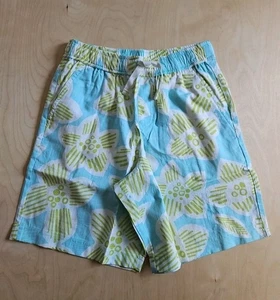 NWT Hanna Andersson POPLIN GIGANTIC LILY FLORAL SHORTS 140 10 $42 - Picture 1 of 8