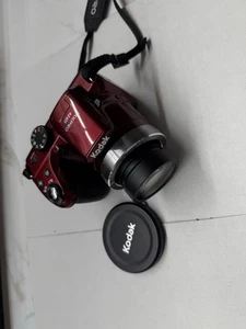 KODAK PIXPRO AZ401 16MP Bridge Red Digital Camera  Tested - Picture 1 of 9