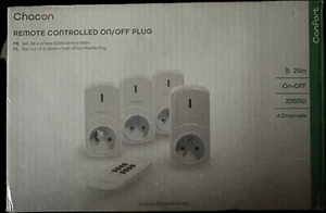 4er Set Funksteckdosen ON/OFF Steckdose Fernbedienung lernfähig - Bild 1 von 4