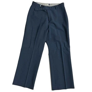 Vintage GAP Cropped Stretch Womens Dark Blue Straight Dress Pants Size 2 - Picture 1 of 6