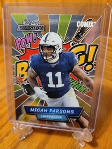 2021 WILD CARD ALUMINATION - COMIX MICAH PARSONS RC AC-13 NM-MINT - Picture 1 of 2