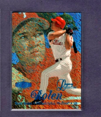 1998 年 FLAIR SHOWCASE ROW 1 GRACE LEGACY COLL #20 SCOTT ROLEN PHILLIES SP #/100 — 第 1/2 张图片