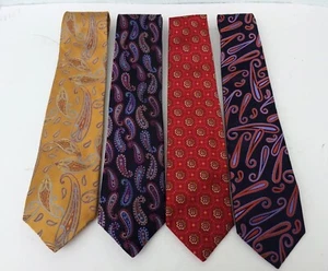 Robert Talbott Best Of Class/Chelsea Men’s Luxury Ties 100% Silk Lot Of 4 Nice - Picture 1 of 11