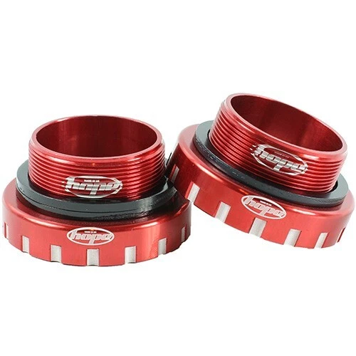 Hope MTB BSA English Threaded 30mm Bottom Bracket 68 73 83 100 120mm Red New - Image 1 of 1