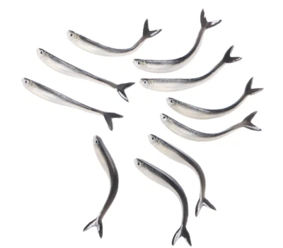 MathoX 10 universal Soft Bait Gummifische │Zander Hecht Barsch │ Drop Shot 8cm - Bild 1 von 4