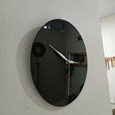 Carbon Fiber Wall Clock - With or Without Car Brand Logo