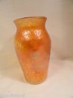  Tree Bark Carnival Glass Vase Jeanette Finlandia MINT 7 1/2"
