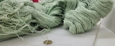 wolle zum stricken Häkelgarn - grün schurwolle 200gr merino strickwolle 1100m - Bild 1 von 4