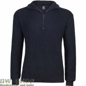 BUNDESWEHR MARINE TROYER NAVYBLAU BW PULLOVER ARBEITSPULLOVER ARMY ROLLI PULLI - Bild 1 von 1