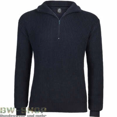 BUNDESWEHR MARINE TROYER NAVYBLAU BW PULLOVER ARBEITSPULLOVER ARMY ROLLI PULLI