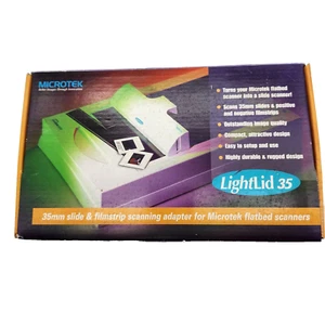 Film Scan Scanner Microtek LightLid 35 Adapter Flatbed Scanmaker Slide Filmstrip - Picture 1 of 4