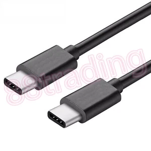 1M TWIN TYPE C USB MALE TO MALE EXTENSION CABLE DATA CHARGE CHARGING SYNC LEAD 4 - Picture 1 of 5