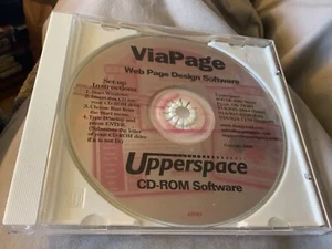 ViaPage Web Page Design CD-ROM Software, Upperspace,  2000 - Picture 1 of 2