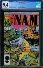 The 'Nam #1 CGC 9,4 Neuf comme neuf avec Marvel 1986 guerre du Vietnam + couverture dorée et art Michael