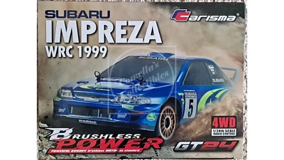 Carisma GT24 1/24 Scale Subaru Impreza WRC 1999 4WD RTR Brushless #80068 - Image 1 of 4
