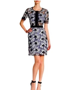 NWT Romeo & Juliet Couture Floral Crochet Lace Cocktail Party Date Night Dress M - Picture 1 of 7