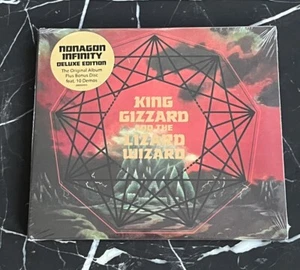 King Gizzard and the Lizard Wizard Nonagon Infinity HYPE sticker DLX sealed NEW - Foto 1 di 1