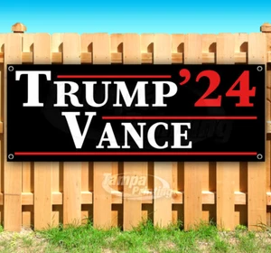 TRUMP VANCE 2024 MAGA FJB Banner Flag Sign Vinyl SB00037 - Picture 1 of 8