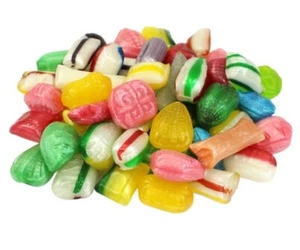 Caramelle natalizie mix raso fantasia vecchio stile caramelle dure 1 libbra - Foto 1 di 1