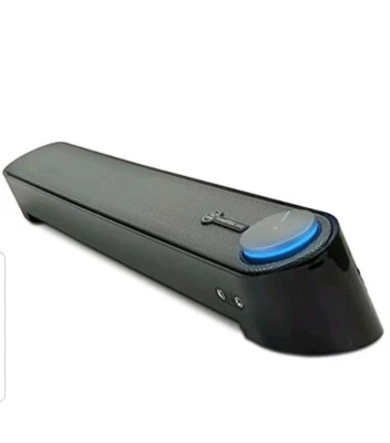 GOgroove USB Computer Speakers Mini Soundbar - SonaVERSE UBR Desktop Bar With - Image 1 of 4