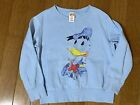 Disney Uniqlo Blue Donald Duck Sketch Sweatshirt Size 3-4 Kids