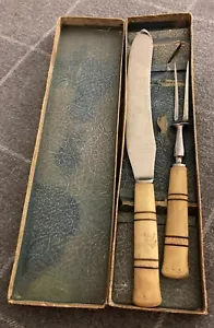 Vtg Rare J Marttiini Rovaniemi Lapinleuku Carving Set - Picture 1 of 7