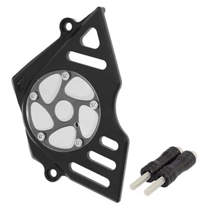 Black Front Engine Sprocket Cover Chain Guard For HONDA CBR300R CB300F 2014-2021 - Picture 1 of 5