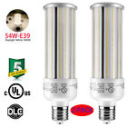 (2 Pack) 54W Led Corn Light 200Watt Equival For Warehouse Workshop Fixture Bulb
