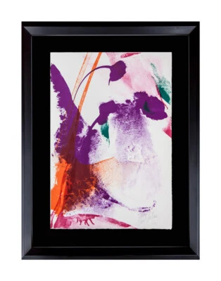 Litografía original firmada a mano por Paul Jenkins - Vélin d’Rives + marco Foto 1 de 4