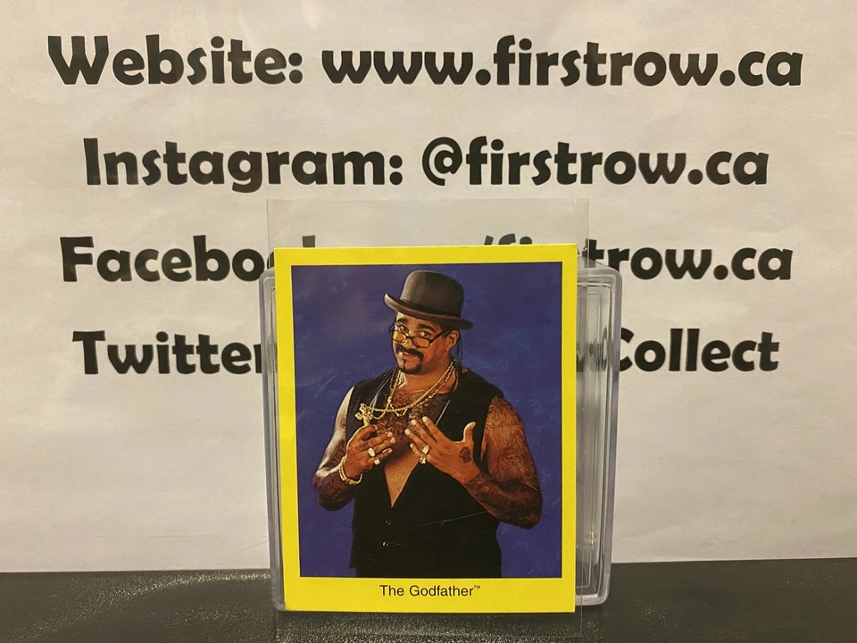 The Godfather WWF WWE 1998 Cardinal Wrestling Card - Image 1 of 1