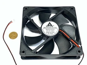 GDSTIME Computer Case fan Large 12V 2Pin 120mm 25mm gda blower 1225 12025 G20 - Bild 1 von 1