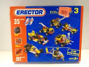 Meccano Erector Evolution 3 Action Model Set Nuevo en Caja 35 Modelos Metal 261 Piezas - Imagen 1 de 3