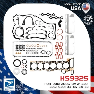 Premium Full Head Gasket Set Fit For 2004-2006 BMW X3 X5 2.5L 3.0L Replacement - Image 1 of 4